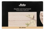 Serviravimo lentelė Maku 654294, 30 cm x 1.5 cm, 20 cm, Rusva sp.