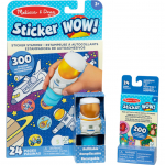 Lipdukai, rinkinys Melissa & Doug Sticker WOW! Astronaut, mėlyna sp.