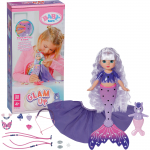 Lėlė su priedais Zapf Creation Baby born Glam Up Aura 871881, 28 cm, violetinė sp.