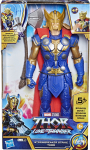 Žaislinė figūrėlė Hasbro Marvel Stormbreaker Strike Thor, 30 cm, mėlyna sp./raudona sp.