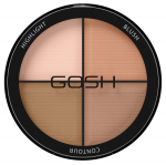 Veido kontūravimo paletė Gosh Contour'n Strobe, 01 light, 15 g