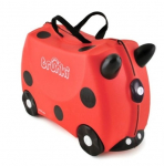 Vaiki&scaron;kas lagaminas Trunki Harley Ladybird, raudona sp., 18 l, 46 x 21 x 31 cm
