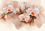 Fototapetas Artgeist Pale Yellow Orchids, 70 cm x 100 cm