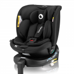 Automobilinė kėdutė Lionelo Navy I-Size, juoda sp., 0 - 36 kg