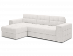 Kampinė sofa - lova Blenvi Royal 01, balta sp., kairinė, 150 x 260 cm x 82 cm