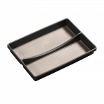 Stalčiaus organizavimo įdėklas Kesper, 32.5 cm x 23 cm x 4.5 cm, polipropilenas (pp), juoda sp.