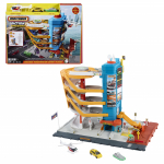 Automobilių stovėjimo aik&scaron;telė Mattel Matchbox Action Drivers Transportation Hub HXL47 (pažeista pakuotė)