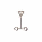 Karnizo laikiklis Domoletti, 120 mm, &Oslash; 16 mm, sidabro