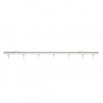 Lubinis užuolaidų bėgelis Domoletti D PROFILE, 250 cm, balta sp.