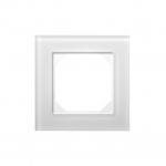 Vienvietis rėmelis Liregus Epsilon, baltas matinis stiklas