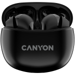 Belaidės ausinės Canyon TWS-5 TWS5B, juoda sp.