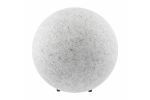 Pastatomas lauko &scaron;viestuvas GTV Marmo, 20W, E27, IP65, balta sp./juoda sp., 25 cm x 23 cm
