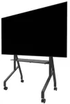 Grindų stovas plok&scaron;tiesiems ekranams NewStar Neomounts, juoda sp., 110 cm x 66 cm x 106 - 136 cm