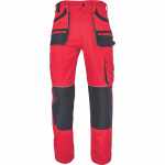 Darbo kelnės vyrams Fridrich & Fridrich Hans, antracito sp./raudona sp., 50 dydis