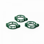 Augalų segtukai Bradas, 2.2 cm, plastikas, žalia, 100 vnt.