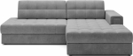 Kampinė sofa - lova Blezalt Monolith, pilka sp., de&scaron;ininė, 240 x 150 cm x 82 cm