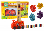 Žaidimas, dinozauras Lean Toys, raudona sp./įvairių spalvų