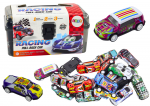 Žaislinių automobilių rinkinys Lean Toys Racing Pull Back, įvairių spalvų