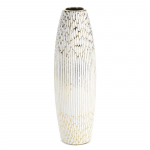 Dekoratyvinė vaza Andrea, 50 cm, aukso sp./balta sp.
