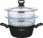 Prekė su pažeista pakuote. Puodas Zwieger Stiga, &Oslash;20 cm, 3 l, juoda sp.