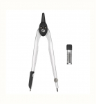 Skriestuvas Herlitz 8710006, sidabro sp./pilka sp.