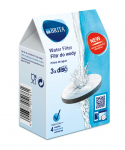 Vandens filtras Brita MicroDisc, 150 l, balta/juoda, 3 vnt.