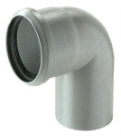 Alkūnė vidaus kanalizacijai Magnaplast HTplus, 110 mm, 87 &deg;
