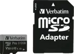 Atminties kortelė Verbatim Pro, 512 GB, 90 Mb/s - 45 Mb/s