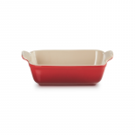 Keramikinis kepimo indas Le Creuset Heritage Stoneware, balta sp./oranžinė sp., 24.7 cm x 15.1 cm, 1.1 l