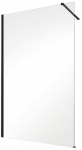 Du&scaron;o sienelė Besco Eco-N Walk-In, 100 cm x 195 cm, matinė juoda sp./grūdintas