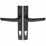 Durų rankenų komplektas, lauko Kuchinox Magnat KGR_M15S, juoda sp.