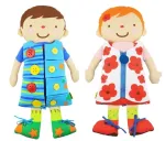 Medžiaginė lėlė K's Kids Training2s 2in1 Dress Up, 55 cm, įvairių spalvų