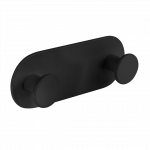 Kabliukas Laveo Miri, 107 mm x 20 mm x 40 mm, juoda sp.