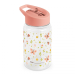 Vaiki&scaron;ka gertuvė Miniland Kiddie Butterfly, 450 ml, 6+ mėn., tritanas, rožinė sp.