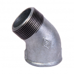 Alkūnė Jinan Meide G121, 90 &deg;, 3/4", ketaus/cinkas