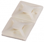 Kabelių dėtuvė Haupa Self Adhesive Sockets 262162, 28 x 28 mm, 100 vnt., balta