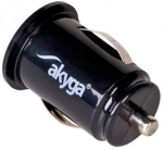 Automobilinis įkroviklis Akyga AK-CH-02, 2 x USB, juoda sp.