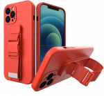 Telefono dėklas Hurtel Rope Case, Apple iPhone 13 Pro Max, raudona sp.