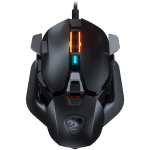 Laidinė žaidimų pelė Cougar Dualblader, usb / ps/2 laidas, juoda sp.