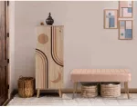 Prie&scaron;kambario baldų komplektas Kalune Design Vegas Sonomo 934 - 0900, vidaus, ąžuolo sp.