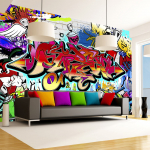 Fototapetas Artgeist Street Art:Red Theme, 70 cm x 100 cm
