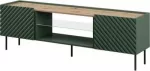 TV staliukas Cama Meble Onda, žalia sp., 180.5 cm x 40 cm x 58 cm