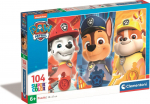 Dėlionė Clementoni SuperColor Paw Patrol, 27 cm x 38 cm, 104 vnt., įvairių spalvų