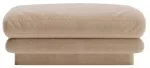 Pufas Micadoni Home Torino Velvet, smėlio ruda sp., 80 cm x 80 cm x 41 cm