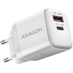Telefono įkroviklis Axagon ACU-PQ20W, USB Type C/USB Type A, 8.4 cm, balta sp., 20 W