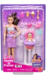 Lėlė su priedais Mattel Barbie Family & Friends Skipper Babysitters JJB44, 29 cm, violetinė sp.