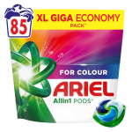 Skalbimo kapsulės Ariel All-in-1 PODS Color, 85 vnt.