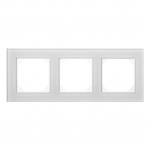 Trivietis rėmelis Liregus Epsilon, baltas matinis stiklas