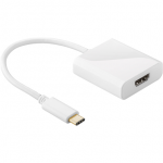 Adapteris Goobay USB 66259 USB C male, USB Type A, 0.200 m, balta sp.