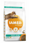 Sausas kačių maistas IAMS For Vitality Sterilized, vi&scaron;tiena, 3 kg